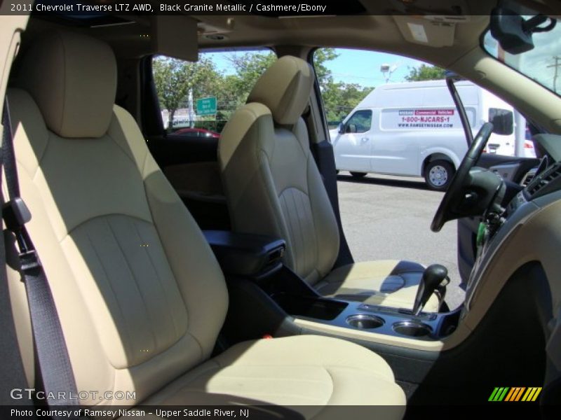 Black Granite Metallic / Cashmere/Ebony 2011 Chevrolet Traverse LTZ AWD