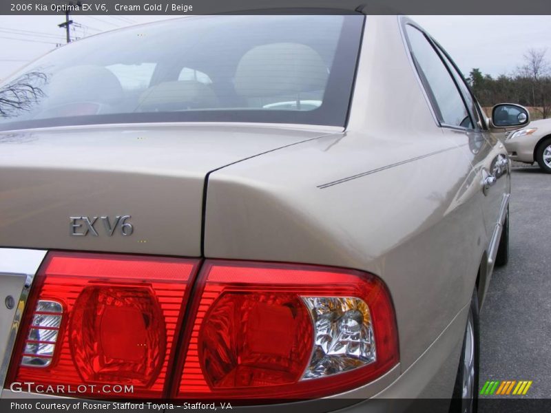 Cream Gold / Beige 2006 Kia Optima EX V6