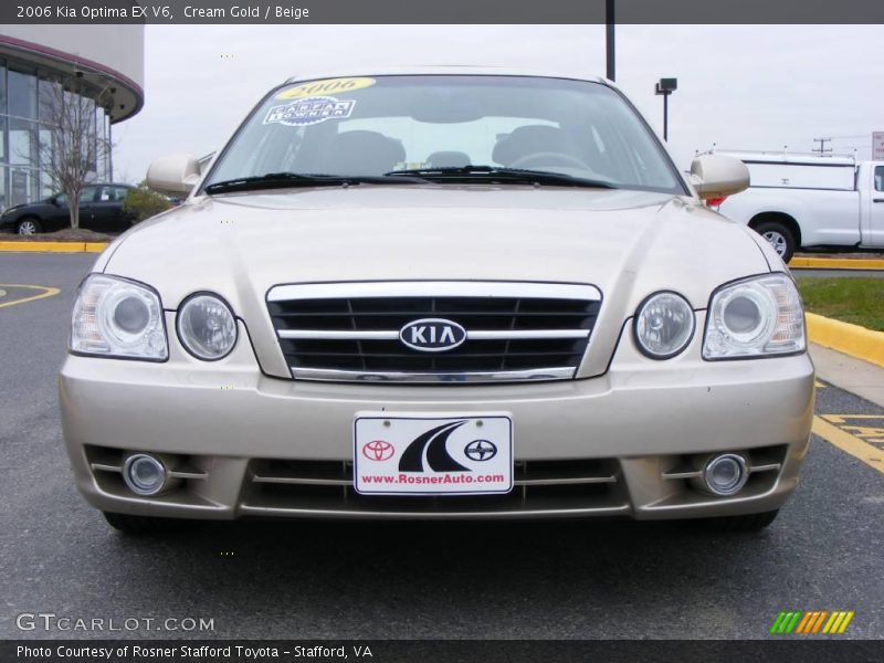 Cream Gold / Beige 2006 Kia Optima EX V6