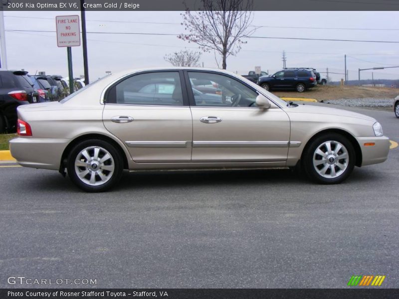 Cream Gold / Beige 2006 Kia Optima EX V6