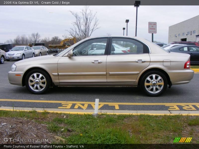 Cream Gold / Beige 2006 Kia Optima EX V6