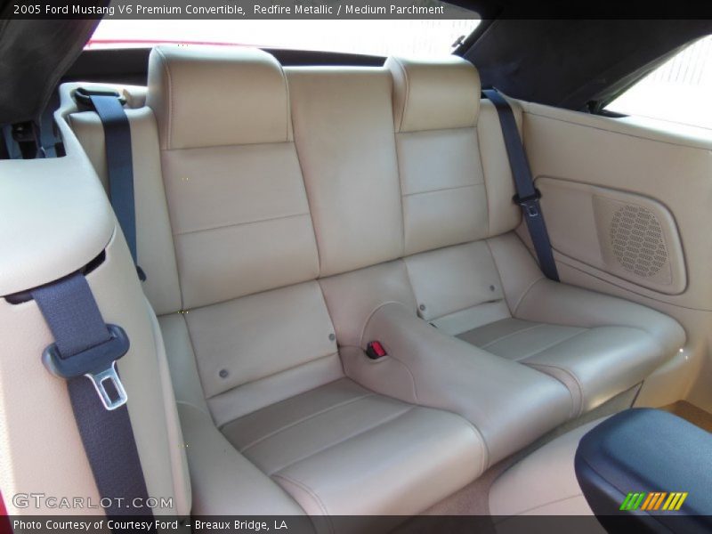 Rear Seat of 2005 Mustang V6 Premium Convertible