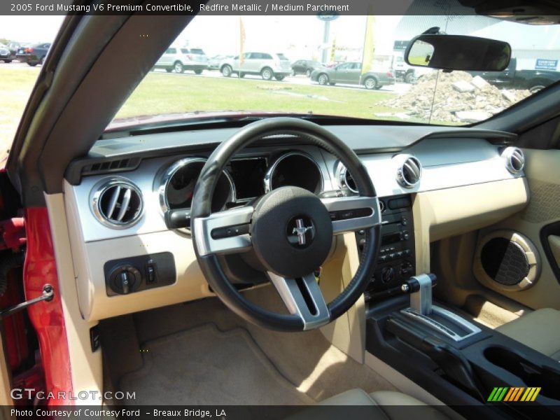 Dashboard of 2005 Mustang V6 Premium Convertible