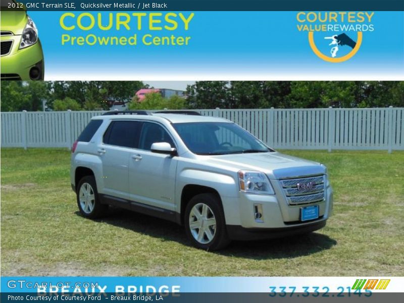 Quicksilver Metallic / Jet Black 2012 GMC Terrain SLE