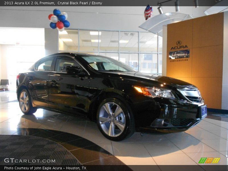 Crystal Black Pearl / Ebony 2013 Acura ILX 2.0L Premium