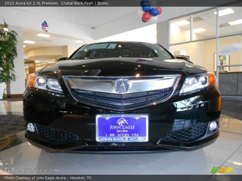Crystal Black Pearl / Ebony 2013 Acura ILX 2.0L Premium