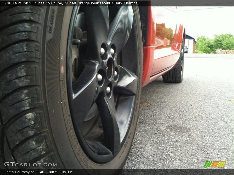 Sunset Orange Pearlescent / Dark Charcoal 2008 Mitsubishi Eclipse GS Coupe