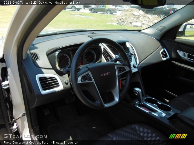 Quicksilver Metallic / Jet Black 2012 GMC Terrain SLE
