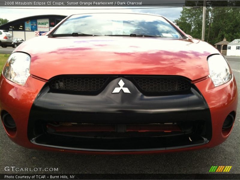 Sunset Orange Pearlescent / Dark Charcoal 2008 Mitsubishi Eclipse GS Coupe