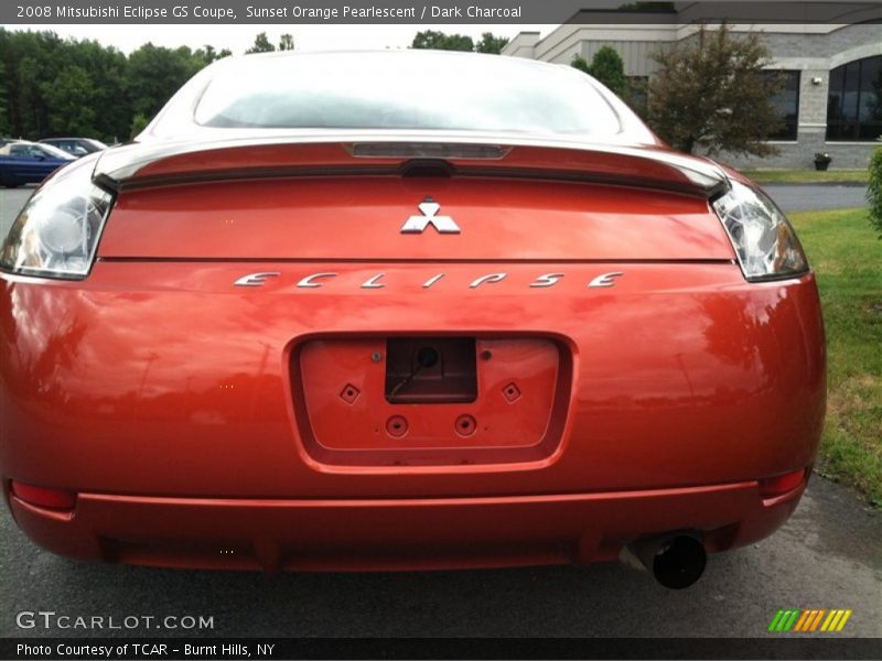 Sunset Orange Pearlescent / Dark Charcoal 2008 Mitsubishi Eclipse GS Coupe