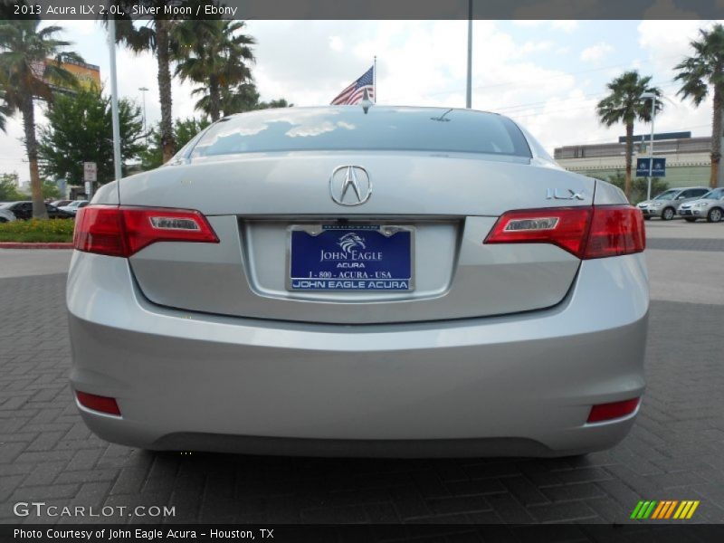 Silver Moon / Ebony 2013 Acura ILX 2.0L