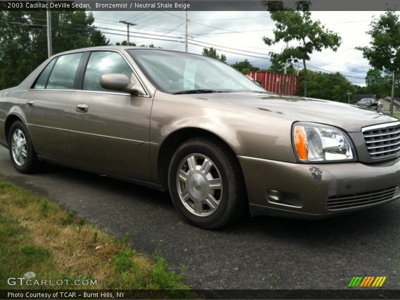 Bronzemist / Neutral Shale Beige 2003 Cadillac DeVille Sedan