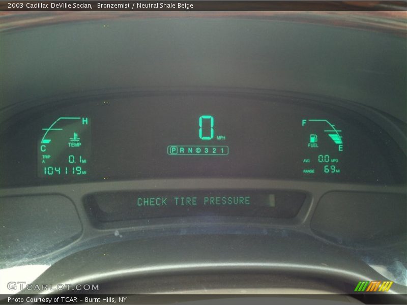 Bronzemist / Neutral Shale Beige 2003 Cadillac DeVille Sedan