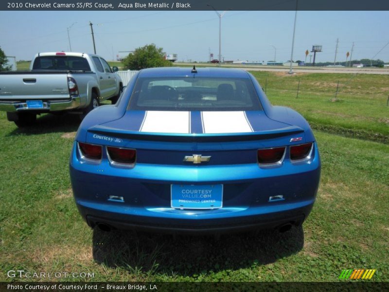 Aqua Blue Metallic / Black 2010 Chevrolet Camaro SS/RS Coupe