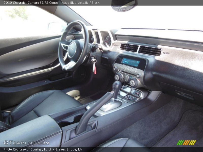 Aqua Blue Metallic / Black 2010 Chevrolet Camaro SS/RS Coupe