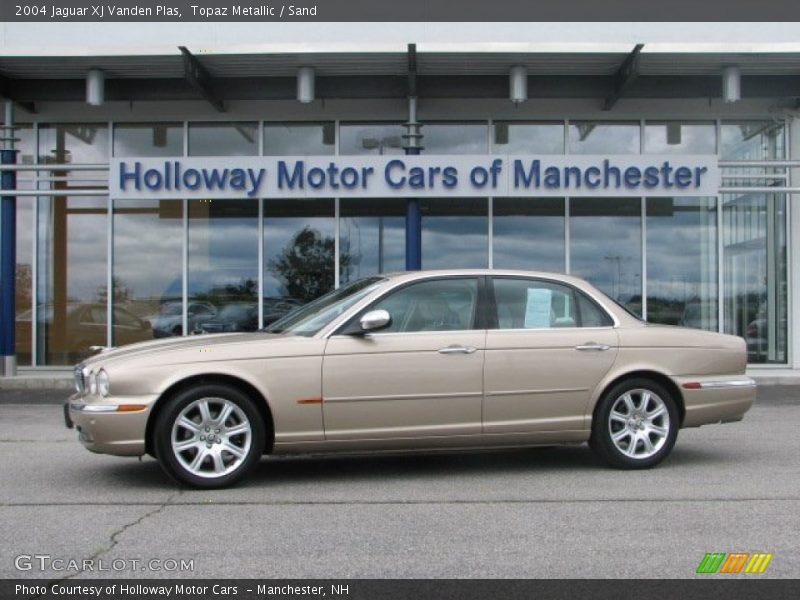 Topaz Metallic / Sand 2004 Jaguar XJ Vanden Plas