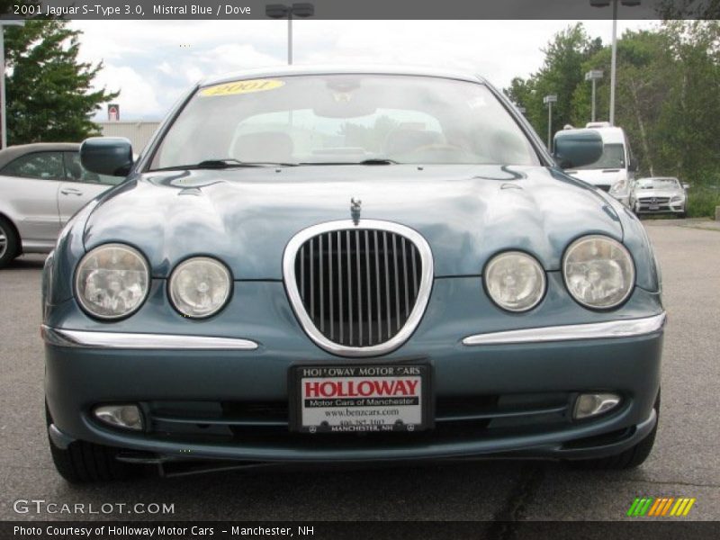 Mistral Blue / Dove 2001 Jaguar S-Type 3.0