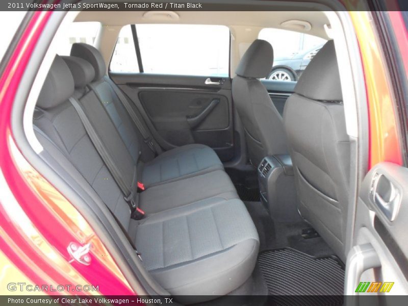 Rear Seat of 2011 Jetta S SportWagen