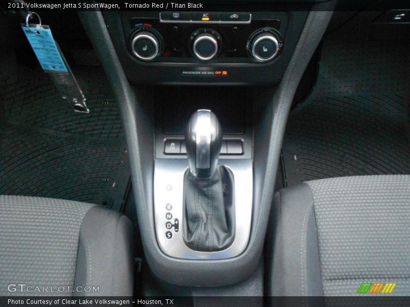  2011 Jetta S SportWagen 6 Speed Tiptronic Automatic Shifter