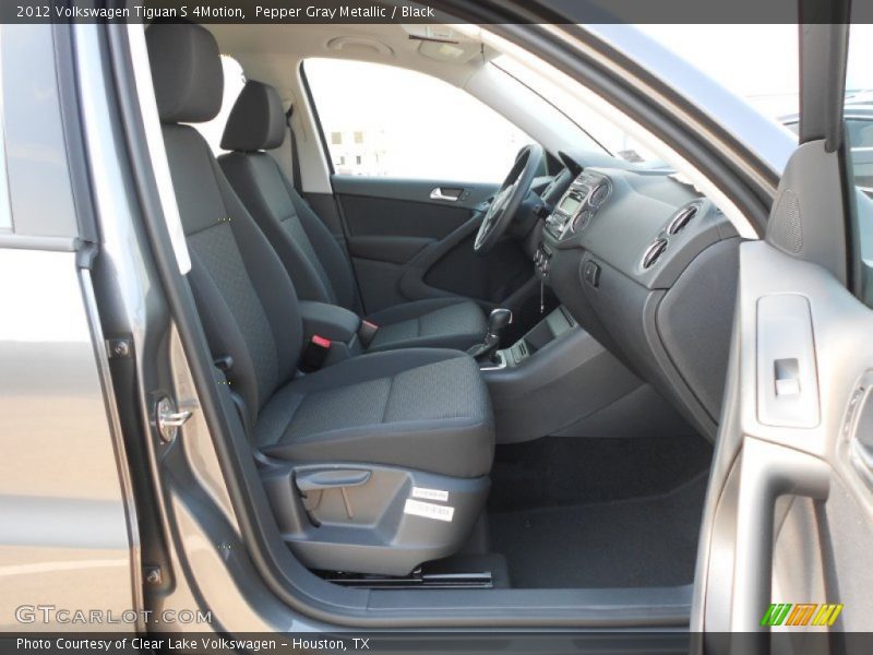 Pepper Gray Metallic / Black 2012 Volkswagen Tiguan S 4Motion