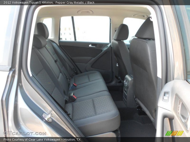 Pepper Gray Metallic / Black 2012 Volkswagen Tiguan S 4Motion