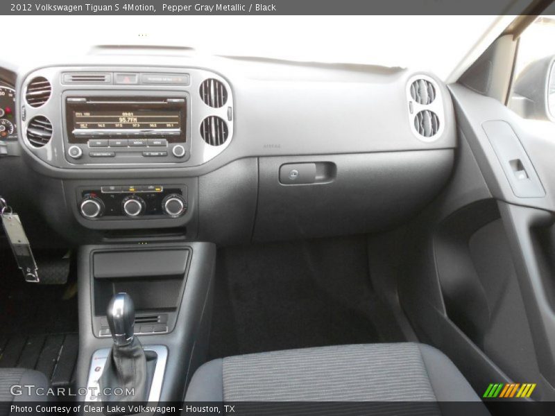 Pepper Gray Metallic / Black 2012 Volkswagen Tiguan S 4Motion