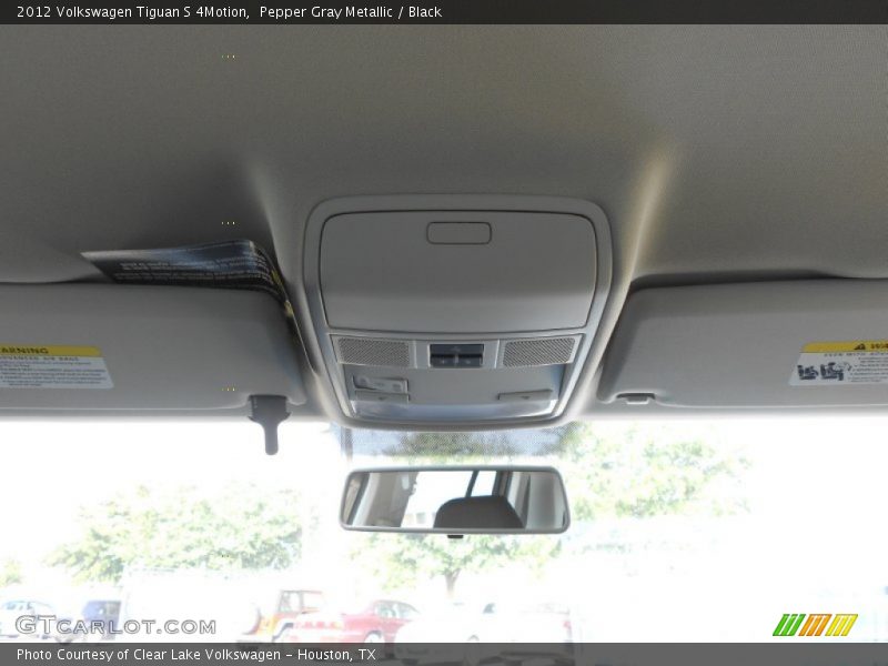 Pepper Gray Metallic / Black 2012 Volkswagen Tiguan S 4Motion