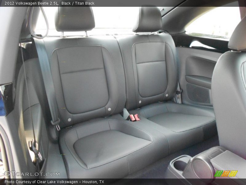 Rear Seat of 2012 Beetle 2.5L