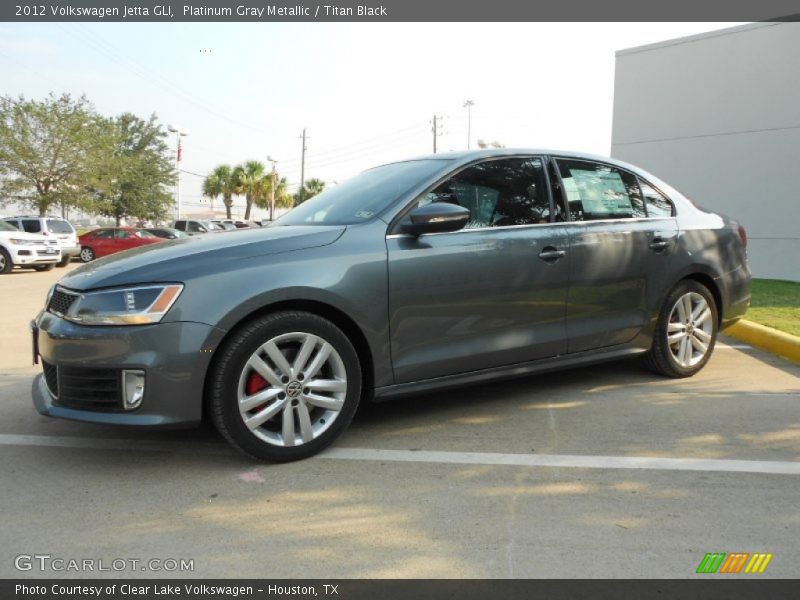 Platinum Gray Metallic / Titan Black 2012 Volkswagen Jetta GLI