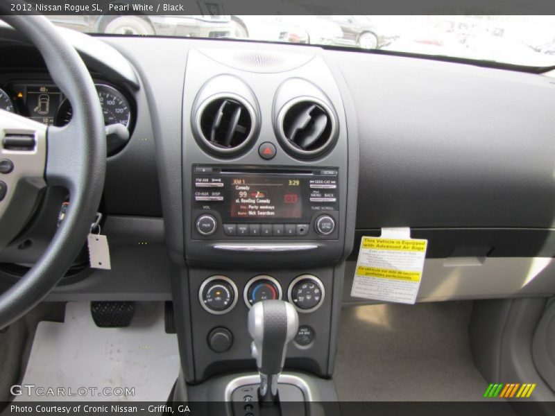 Pearl White / Black 2012 Nissan Rogue SL