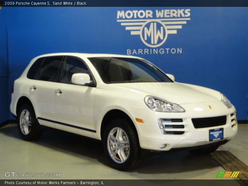 Sand White / Black 2009 Porsche Cayenne S