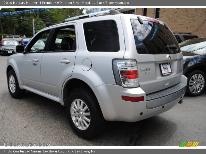 Ingot Silver Metallic / Black/Stone Alcantara 2010 Mercury Mariner I4 Premier 4WD