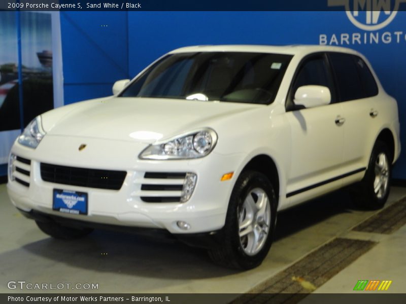 Sand White / Black 2009 Porsche Cayenne S
