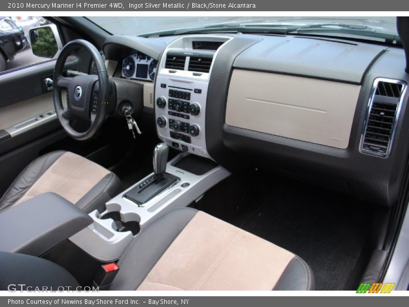  2010 Mariner I4 Premier 4WD Black/Stone Alcantara Interior