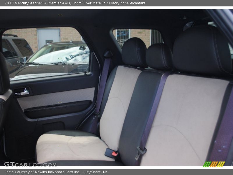Ingot Silver Metallic / Black/Stone Alcantara 2010 Mercury Mariner I4 Premier 4WD