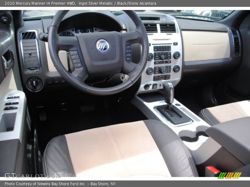  2010 Mariner I4 Premier 4WD Black/Stone Alcantara Interior