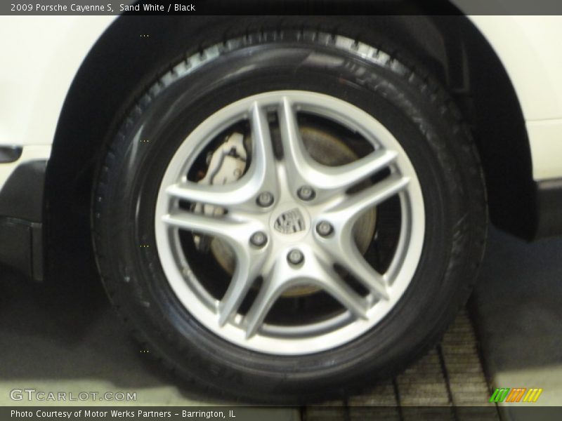Sand White / Black 2009 Porsche Cayenne S