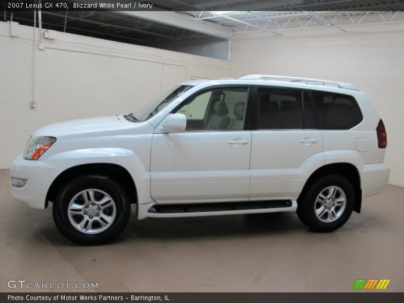Blizzard White Pearl / Ivory 2007 Lexus GX 470