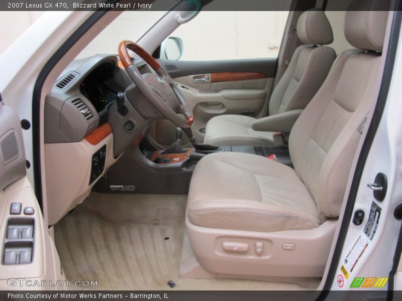 Blizzard White Pearl / Ivory 2007 Lexus GX 470