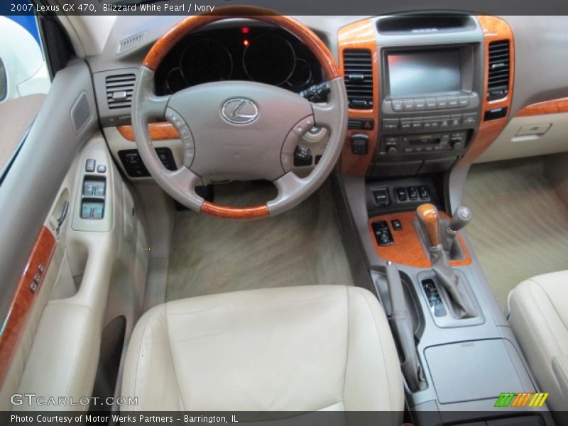 Blizzard White Pearl / Ivory 2007 Lexus GX 470
