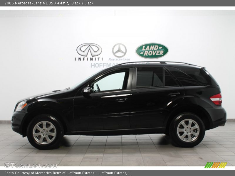 Black / Black 2006 Mercedes-Benz ML 350 4Matic