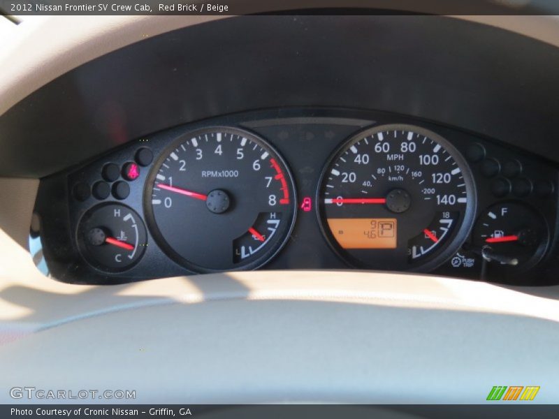 Red Brick / Beige 2012 Nissan Frontier SV Crew Cab