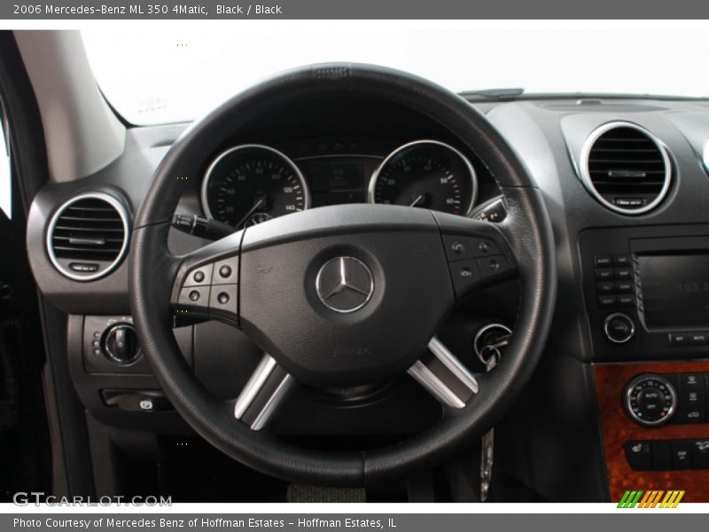 Black / Black 2006 Mercedes-Benz ML 350 4Matic