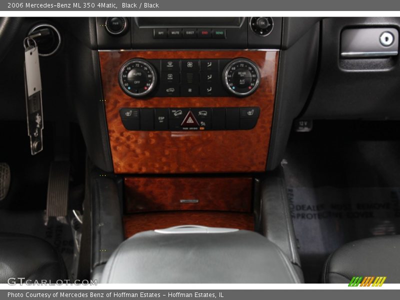 Black / Black 2006 Mercedes-Benz ML 350 4Matic