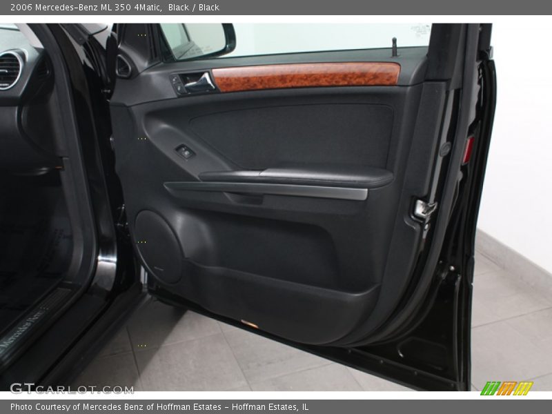 Black / Black 2006 Mercedes-Benz ML 350 4Matic