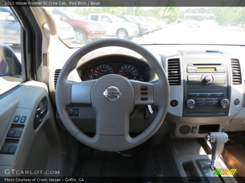 Red Brick / Beige 2012 Nissan Frontier SV Crew Cab