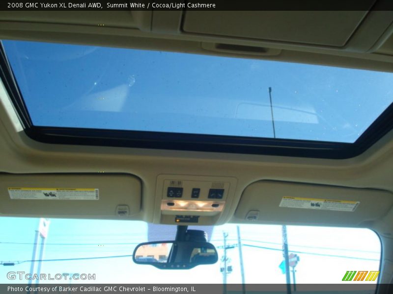 Summit White / Cocoa/Light Cashmere 2008 GMC Yukon XL Denali AWD