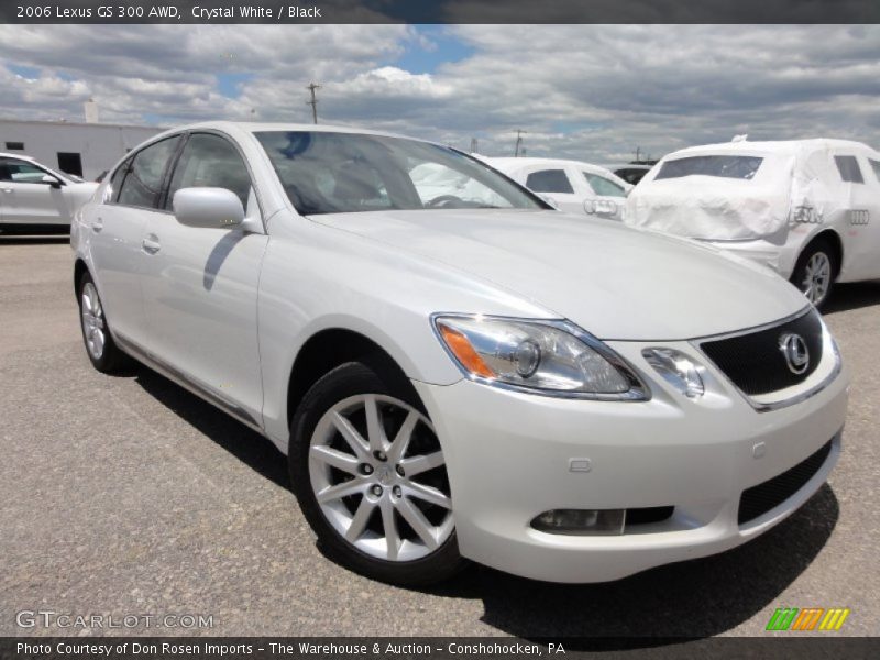 Crystal White / Black 2006 Lexus GS 300 AWD