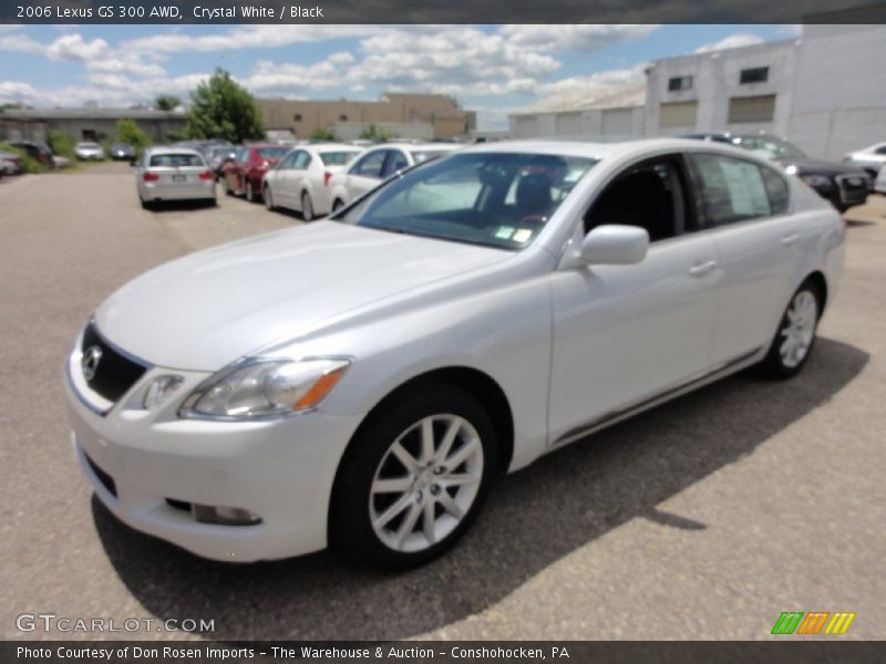 Crystal White / Black 2006 Lexus GS 300 AWD