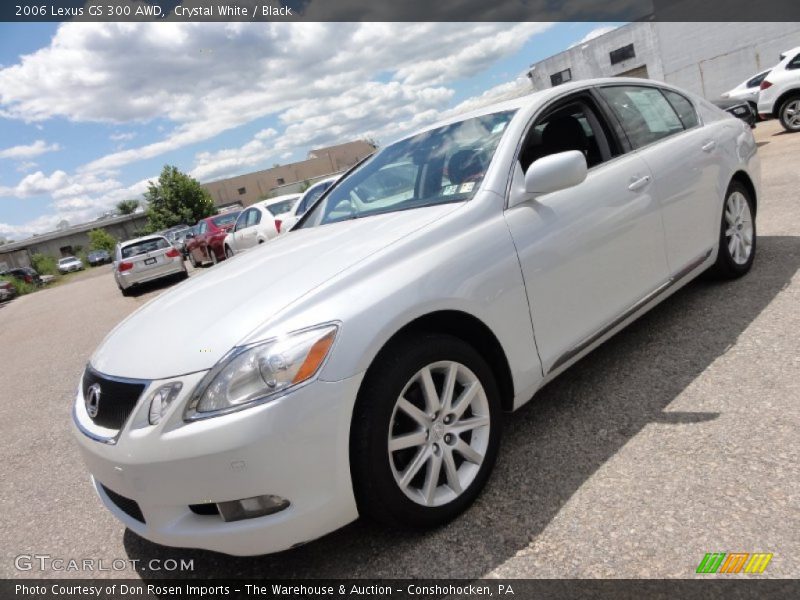 Crystal White / Black 2006 Lexus GS 300 AWD